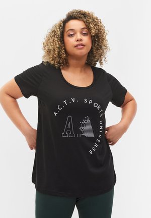TRAININGS - T-shirt print - black actv