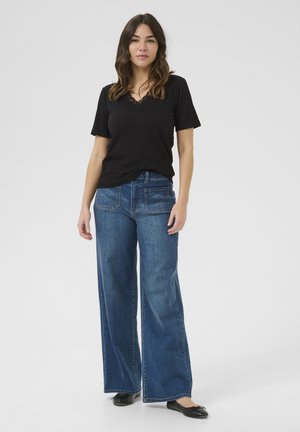 KASAMANTHA - T-shirts basic - black deep cc