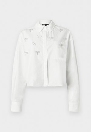 CINEULI - Blúzka so zapínaním na gombíky - white