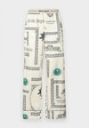 DOLLAR PAJAMA PANTS - Панталони - ivory - black