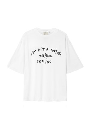SURF BOX - Print T-shirt - paper white