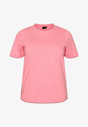Zizzi, T-shirts basic - pink