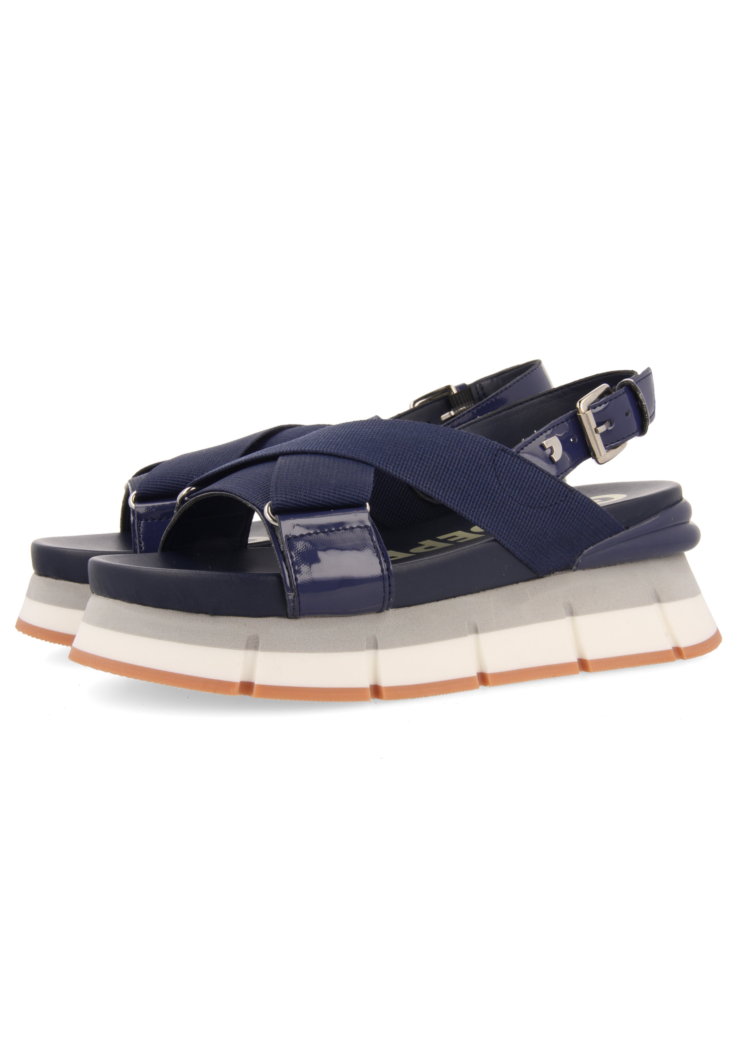 Gioseppo LAMOLE - Sandalias con plataforma - marino/azul marino - Zalando.es