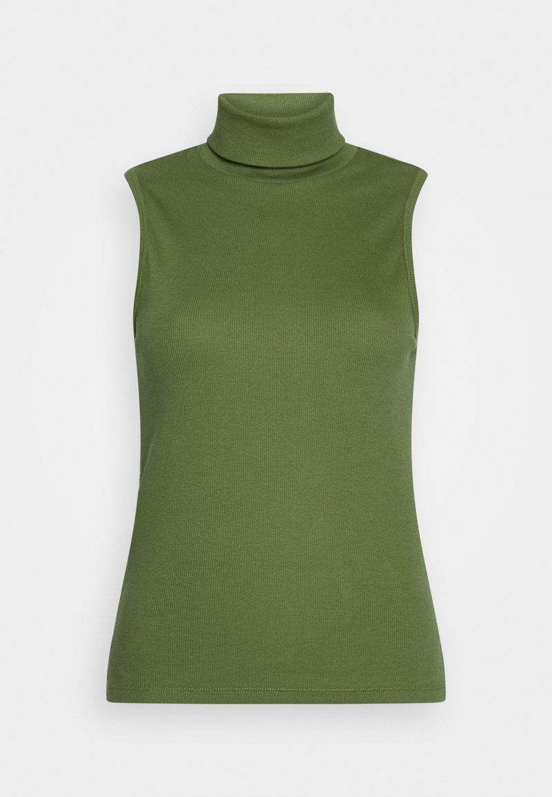 Damen T-Shirts | Gestuz DREW ROLLNECK Top chive/dunkelgrün - PH75767 Damen T-Shirts | Gestuz DREW ROLLNECK Top chive/dunkelgrün - PH75767