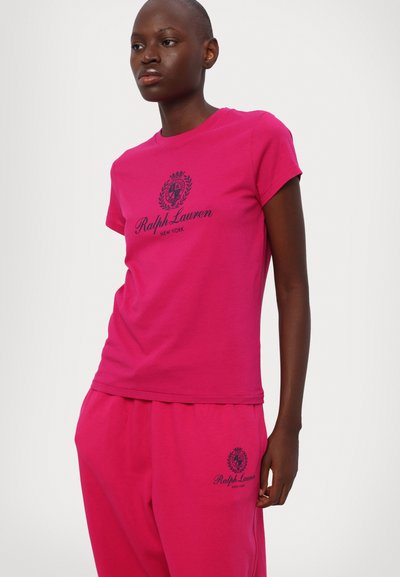 Polo Ralph Lauren ANKLE ATHLETIC - Παντελόνι φόρμας - pink sky/navy