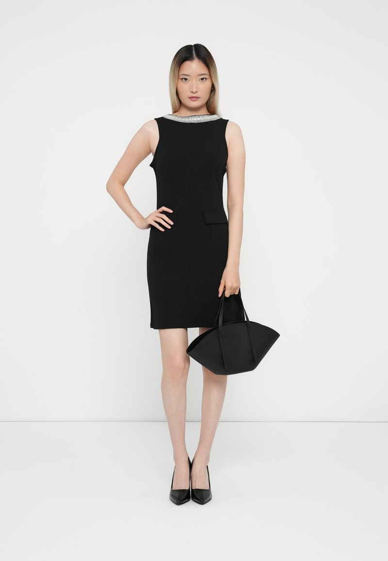 VILA VICLARA SHORT OFFICE DRESS - Occasion wear - black - Zalando.ie