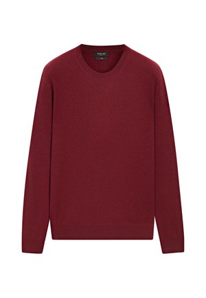 Massimo Dutti, Strickpullover - dark red