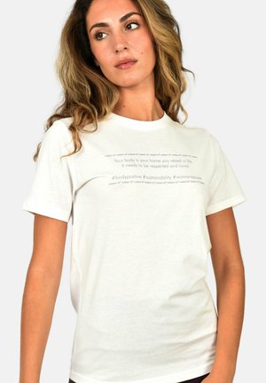 LEGEA GANIMEDE - T-shirt con stampa - bianco