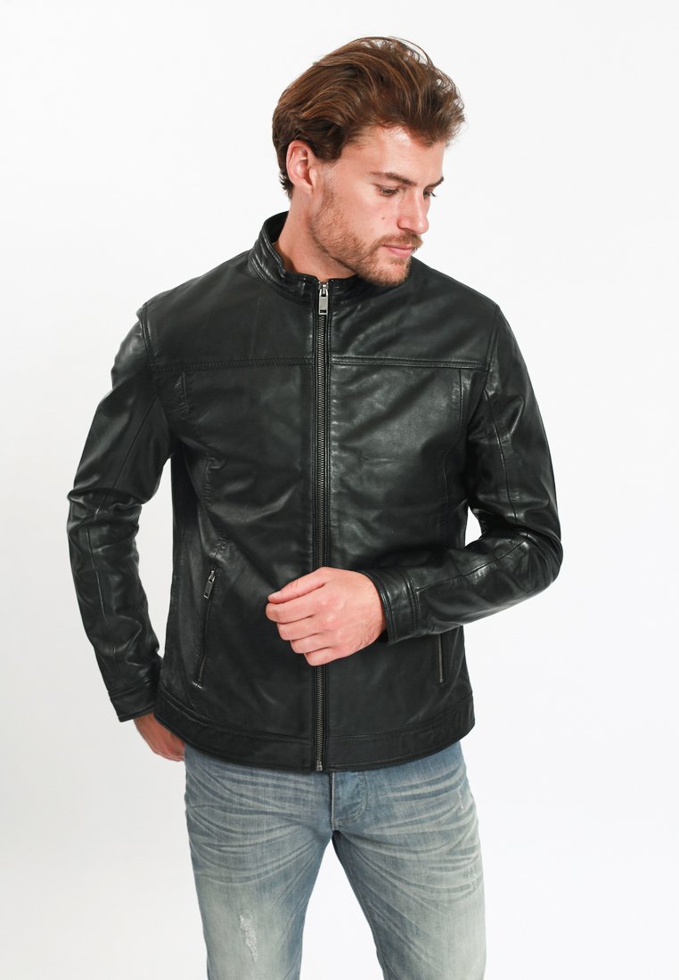 Lee Cooper Leren jas zwart Lee Cooper Leren jas zwart