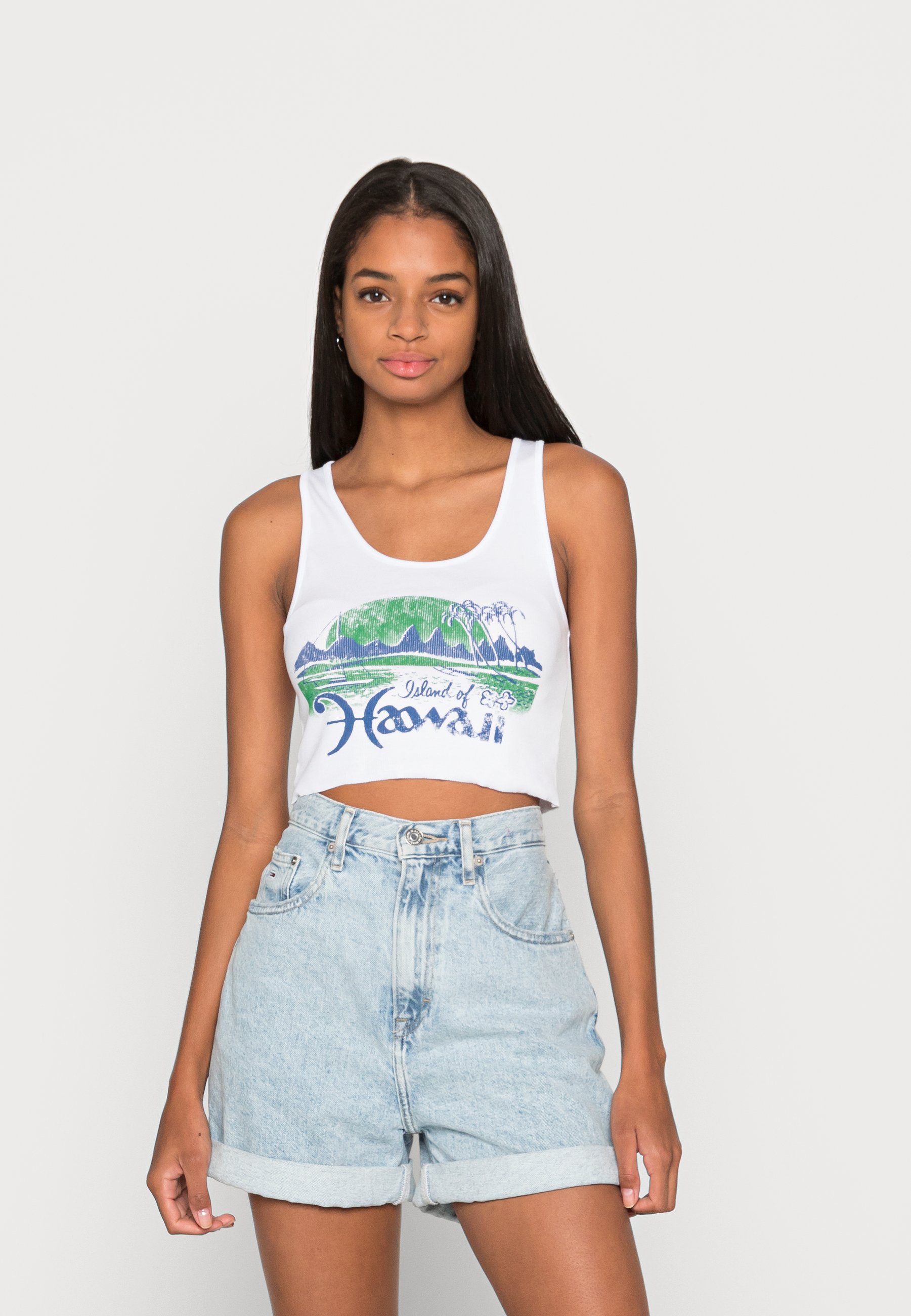 Cotton On CHOPPED GRAPHIC TANK - Top 