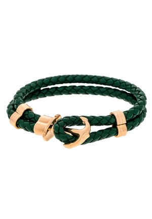 SAILOR - Bracciale - dark green rose gold