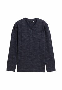SERAFINO - Tops ar garām piedurknēm - navy/red multi inject