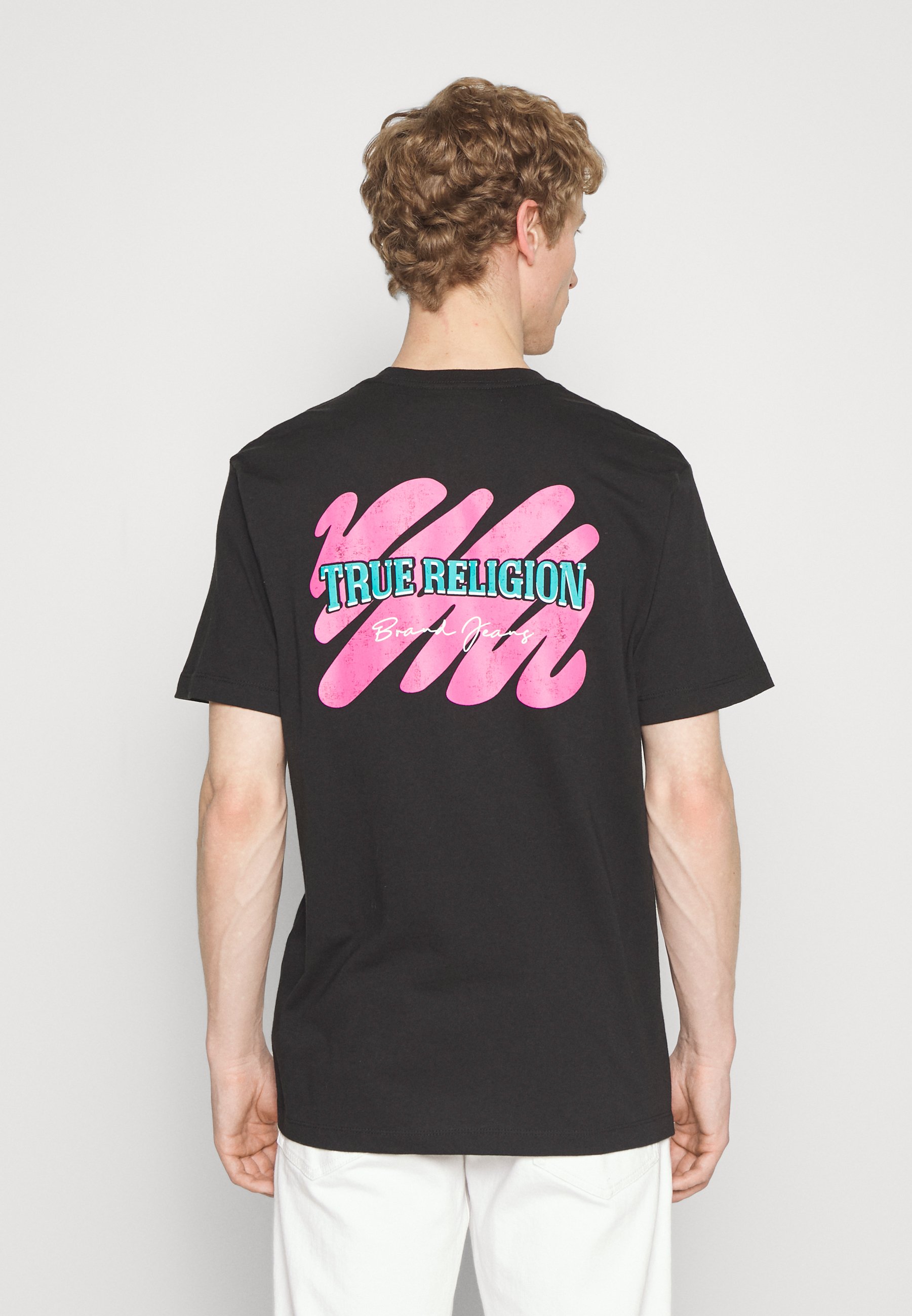 True Religion PAINT BRUSH LOGO TEE - T 