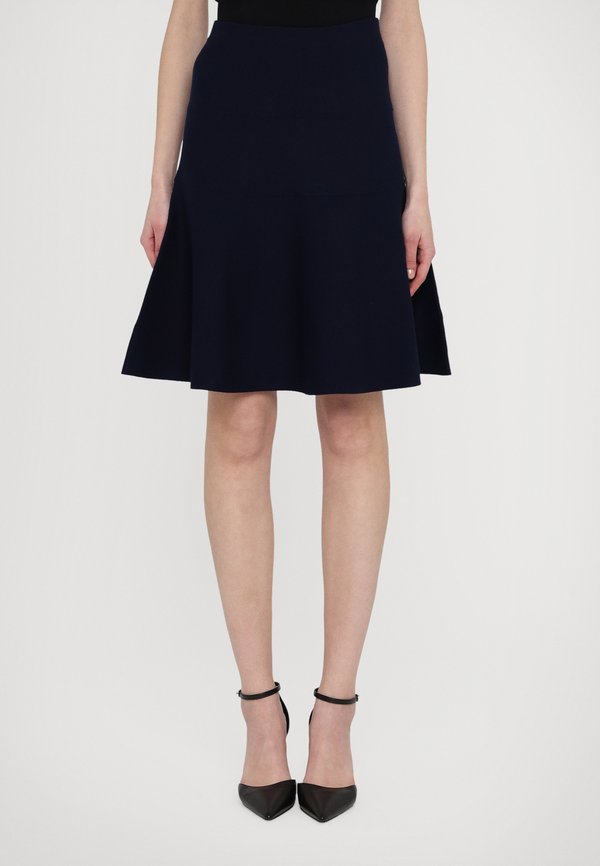 EDWIGE - A-line skirt - light ink