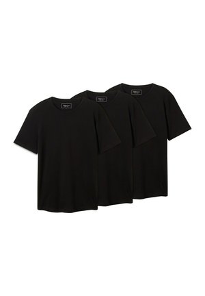 3 PACK - T-shirt basic - black