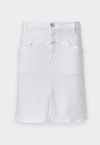 STOVER SKIRT - Denim skirt - white