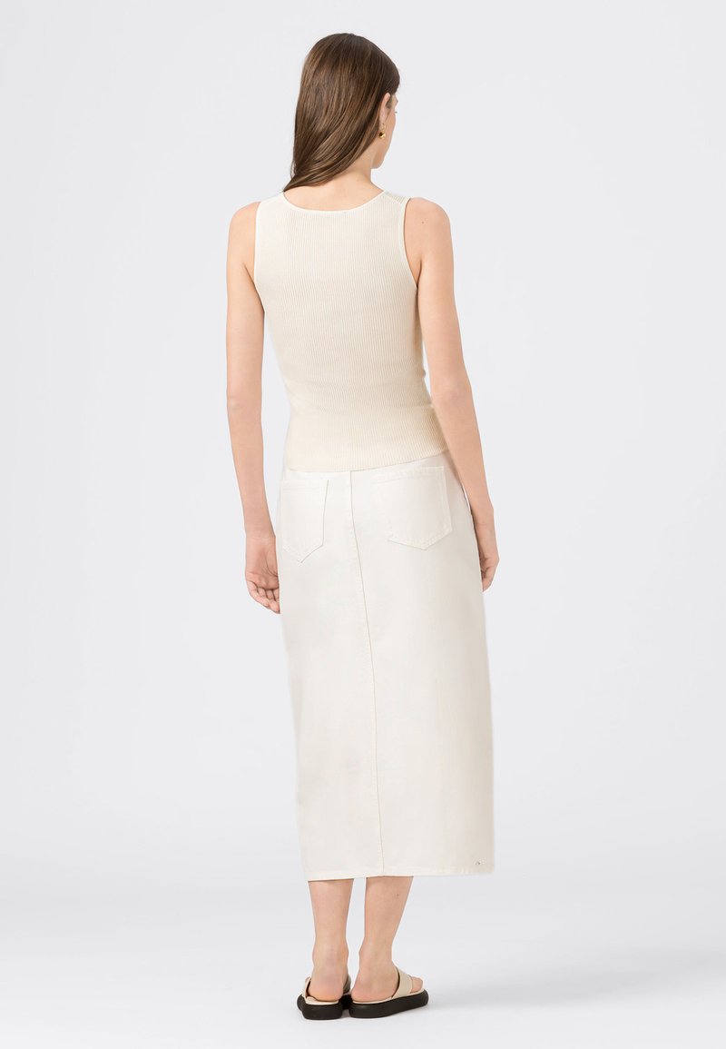 Damen T-Shirts | HALLHUBER Top creme/weiß - KU34686 Damen T-Shirts | HALLHUBER Top creme/weiß - KU34686