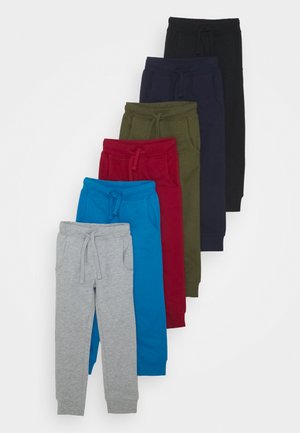 6 PACK - Pantaloni sportivi - light grey/red/dark blue