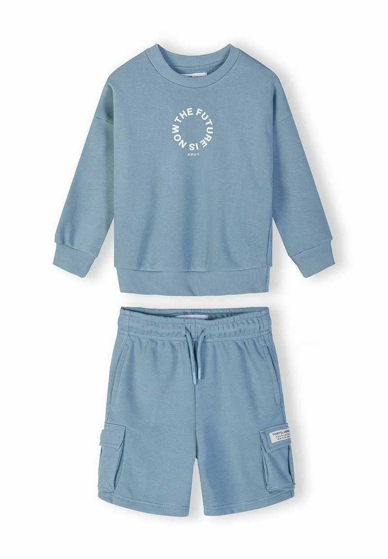 MINOTI CREW NECK SET - Tracksuit - blue/blue-grey - Zalando.ie