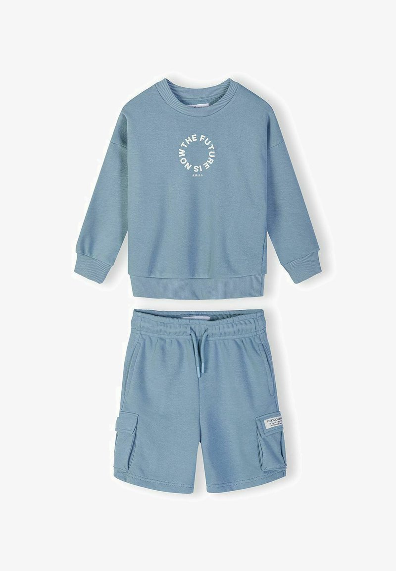 Minoti Set MINOTI CREW NECK SET - Tracksuit - blue/blue-grey - Zalando.ie