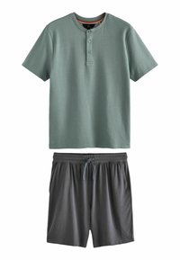 Next TEXTURED - REGULAR FIT - Pyžamová sada - sage green grey