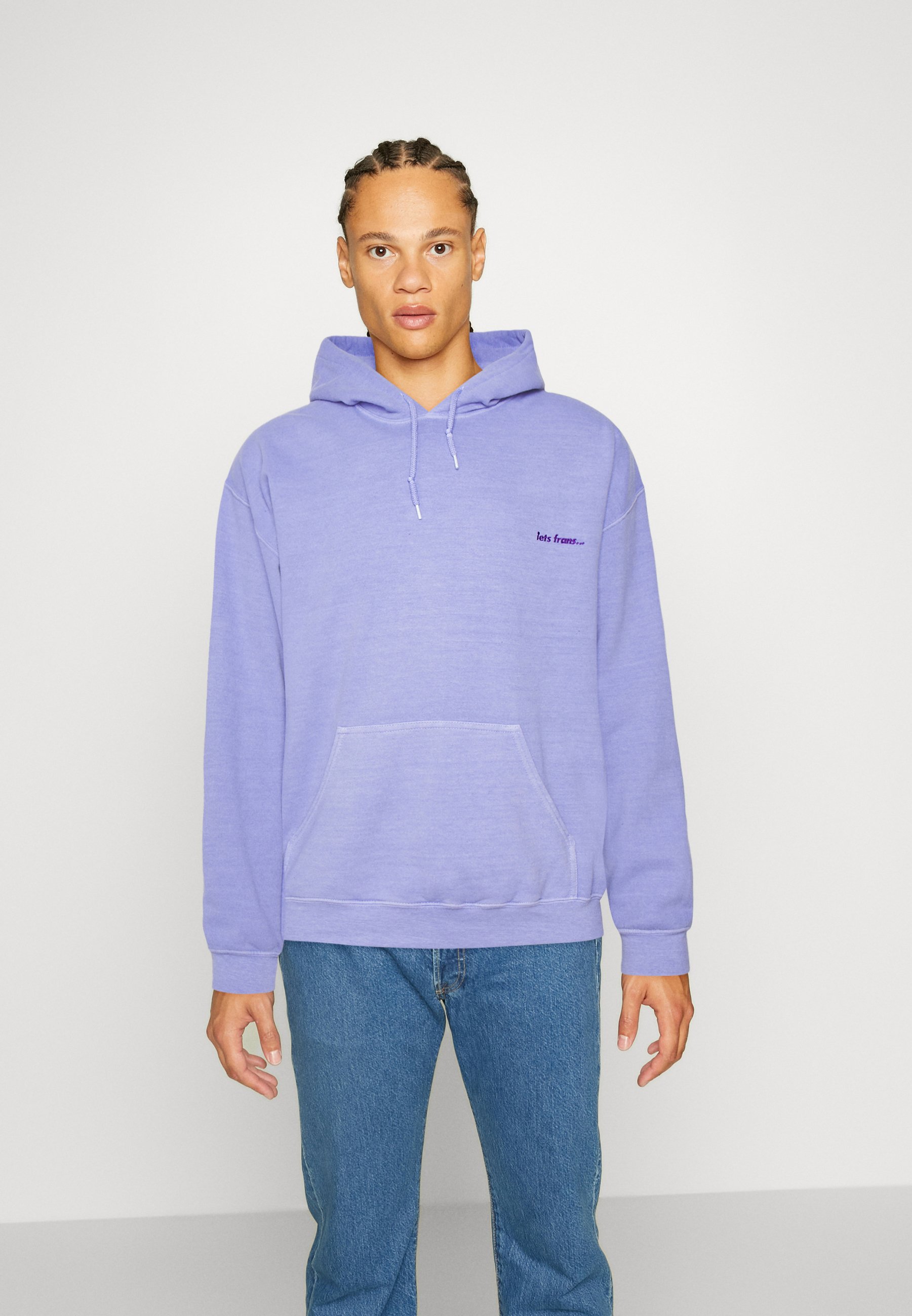 iets frans... HOODIE UNISEX - Hoodie - violet/lilac - Zalando.co.uk