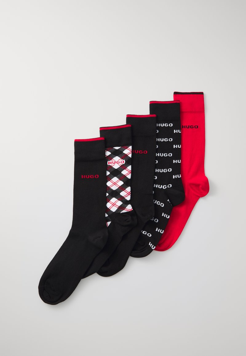 HUGO GIFT CHECK 5 PACK - Socks - black - Zalando