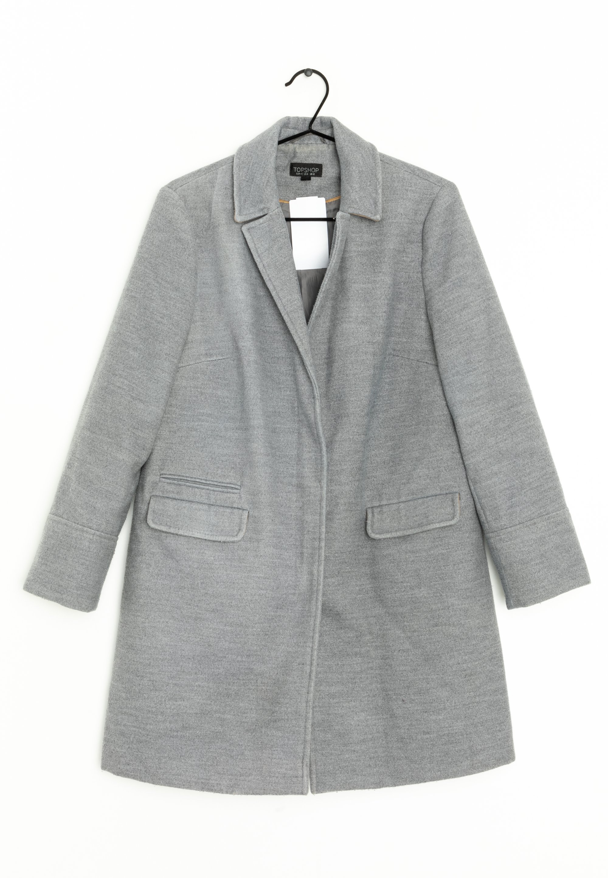 Veste Femme Top Shop Taille 40 (12) - Couleur Blanc & Gris - Occasion Très Bon État