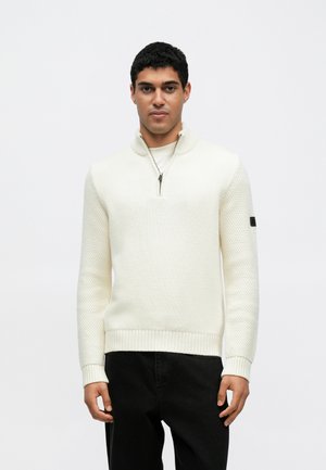 ENFIELD FUNNEL NECK JUMPER - Pulóver - whisper white