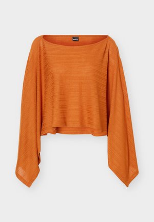 Gina Tricot, PONCHO - Cape - ginger bread