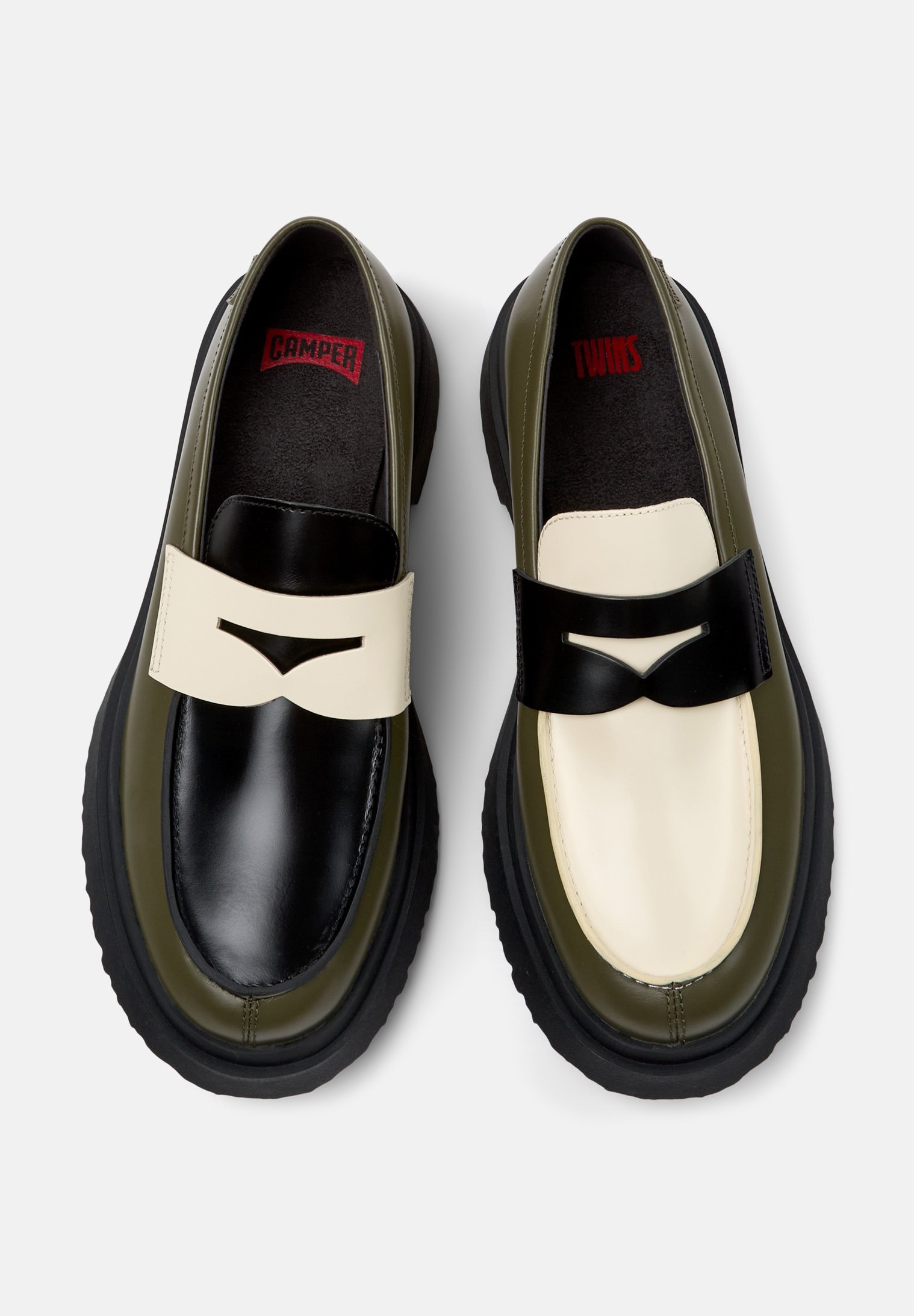Camper WALDEN - Zapatos sin cordones - grün schwarz/verde - Zalando.es