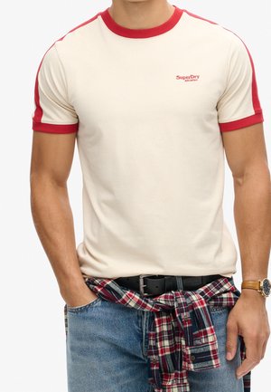 T-Shirt print - beige