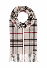 PLAID KARO CASHMINK - Schal - off white