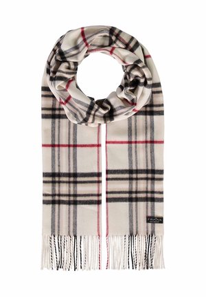 PLAID CASHMINK - MADE IN GERMANY - Šal - off white