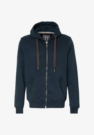 Elbsand MATS HOODIE - Zip-up sweatshirt - midnight blue