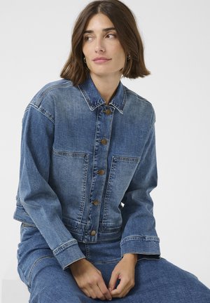 CYRINE    - Denimová bunda - medium vintage blue wash