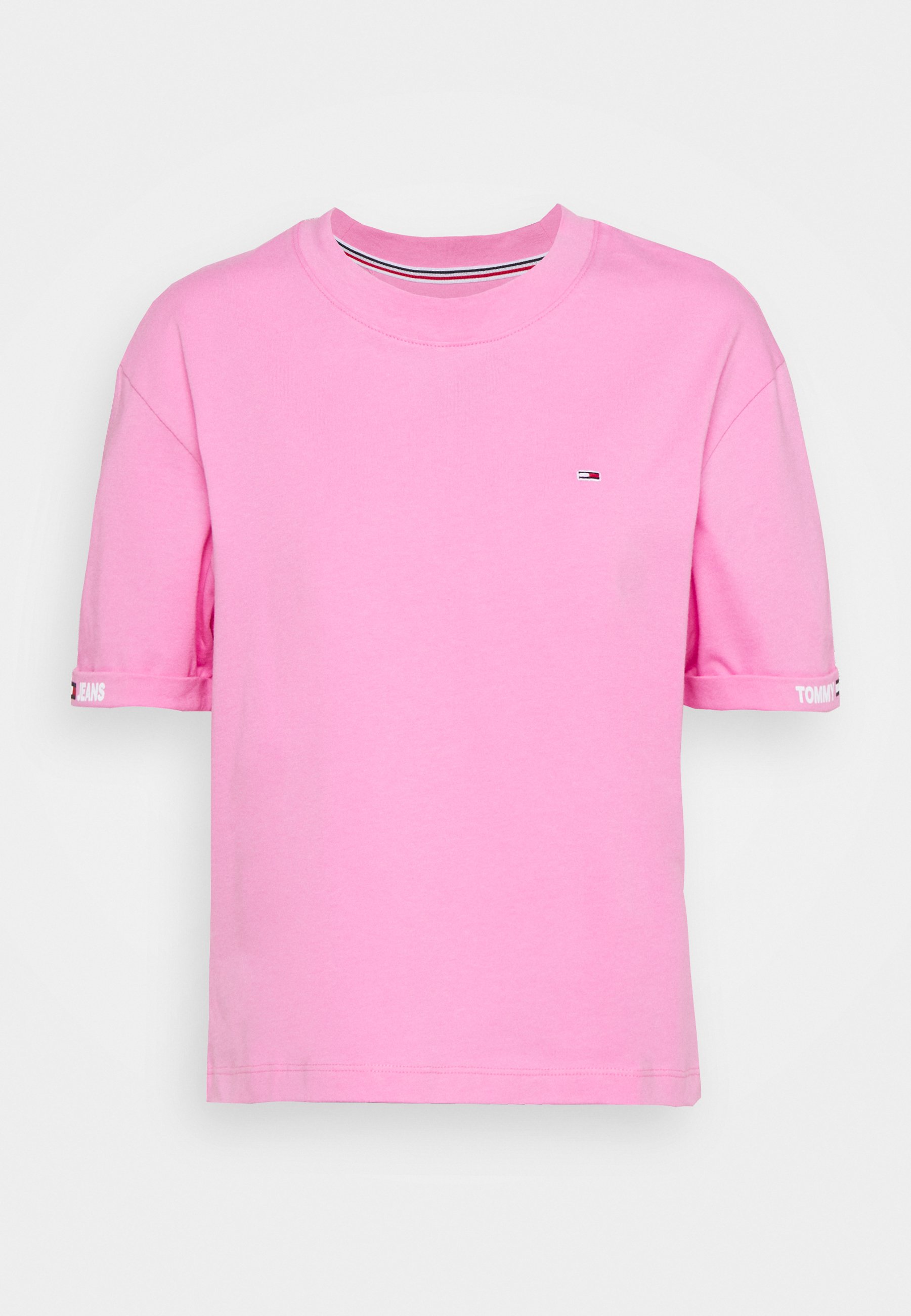 Tommy jeans t shirt pink Clearance
