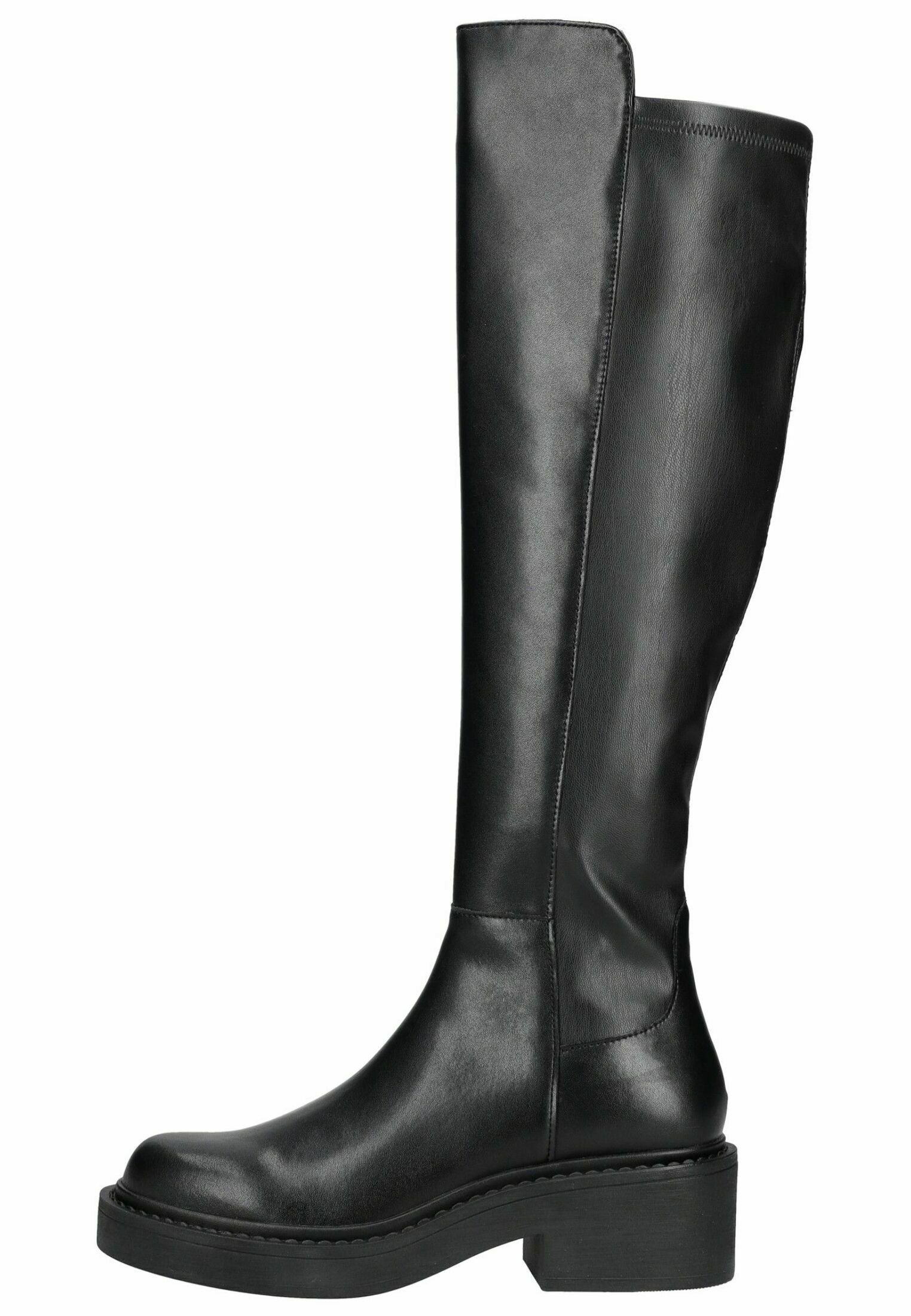 Bottes D'équitation Hautes En Cuir Noir - Taille UK 5.5, Unisexe