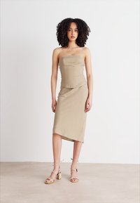 Samsøe Samsøe AGNETA SKIRT - Pennkjol - chinchilla
