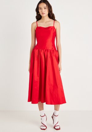 QUARTET MIDI DRESS - Robe de soirée - red