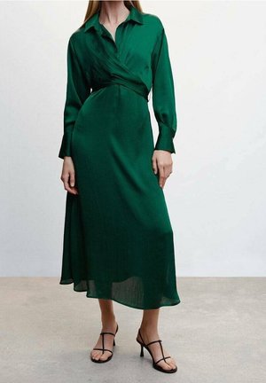 Mango, Robe chemise - dark green
