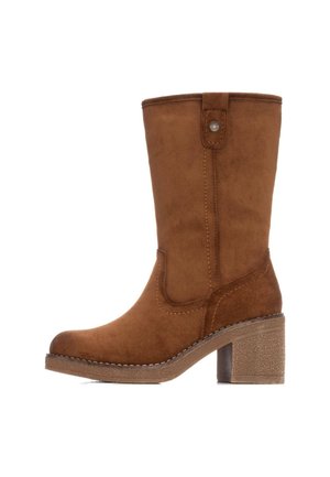 Stivali con plateau - camel