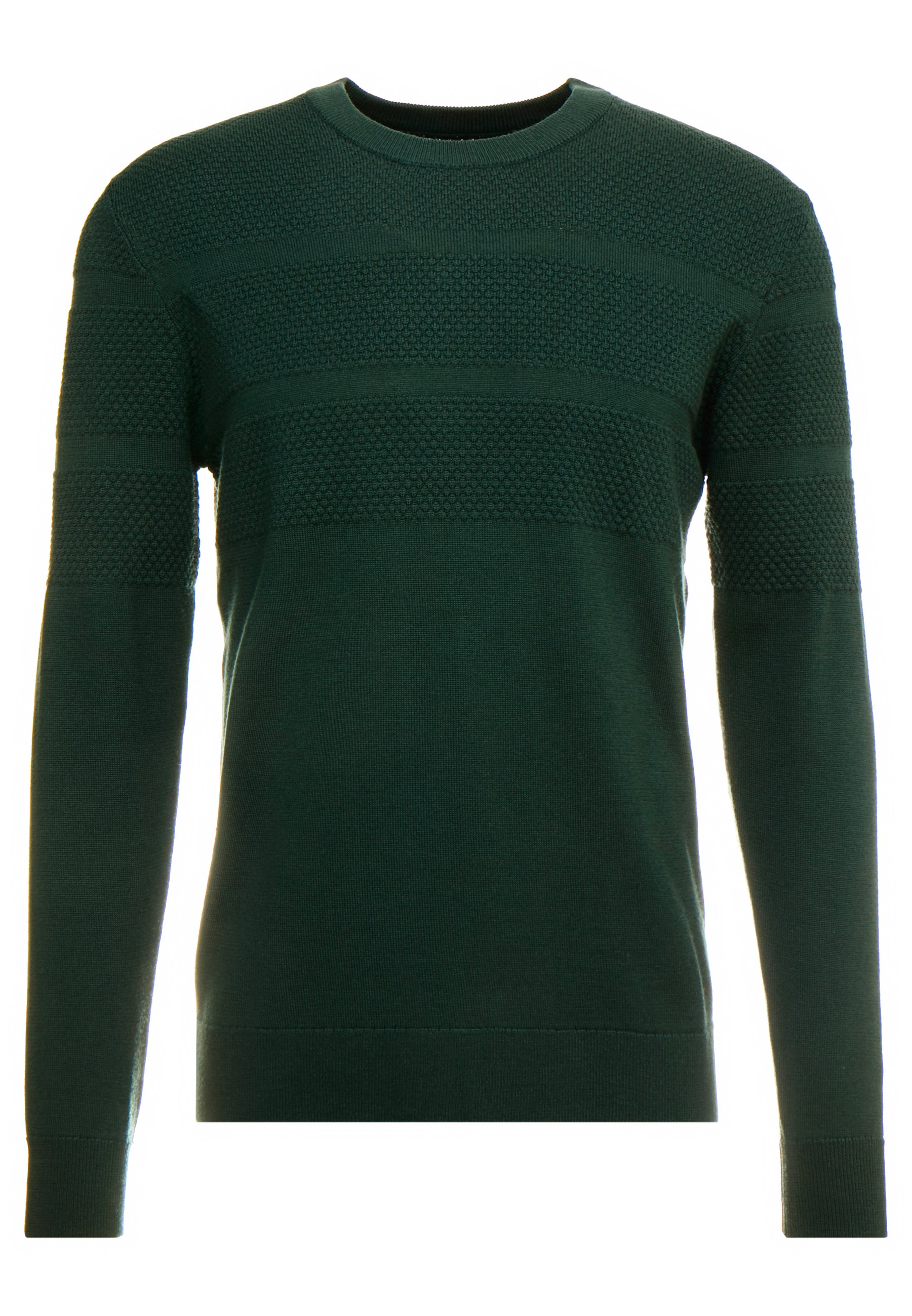 Samsøe Samsøe SEI CREW NECK Strikkegenser deep forest BLUE Sei crew neck 11079 Samsøe Samsøe Gensere - Herreklær er billig