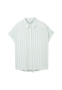 Unselected, mint blue offwhite stripe