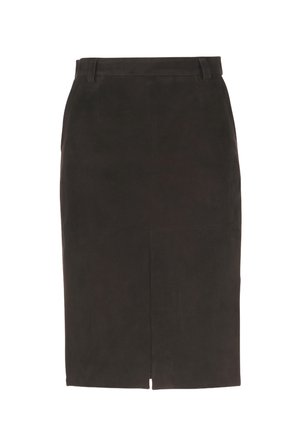 Luisa Spagnoli FORTINO - Pencil skirt - marrone scuro