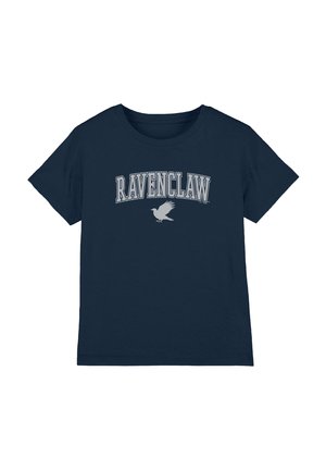 Cotton Soul, HARRY POTTER RAVENCLAW ARCHED RAVEN UNISEX - Print T-shirt - dark blue