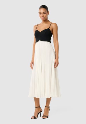 HARTFORD PLEATED DRESS - Cocktailkleid/festliches Kleid - black/white