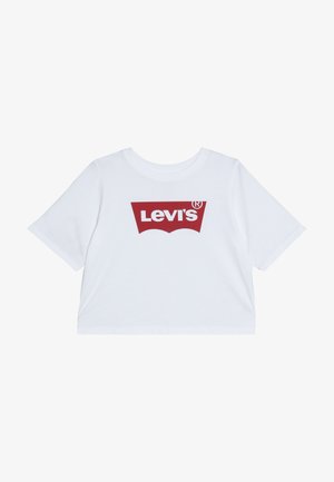 HIGH RISE BATWING TEE - T-shirt con stampa - white