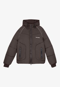 TOBY CRUSHED PUFFER - Jachetă de iarnă - dark brown