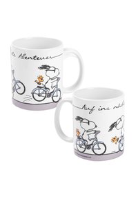 Snoopy THE PEANUTS SNOOPY - AUF INS NÄCHSTE ABENDTEUER - Trinkflasche - weiß